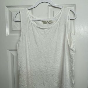 White cotton tank